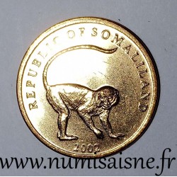 SOMALIA - KM 111 - 50 SHILLINGS 2002 - Mandrill monkey