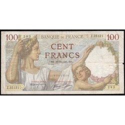 FRANCE - PICK 94 - 100 FRANCS SULLY - 30/10/1941