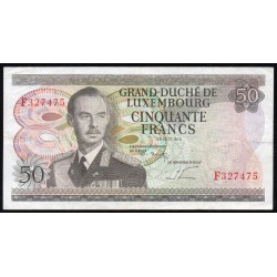 LUXEMBOURG - PICK 55 b - 50 FRANCS - 25/08/1972