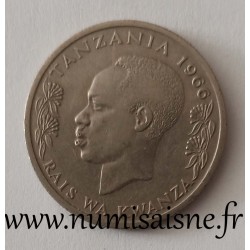 TANZANIA - KM 3 - 50 SENTI 1966 - Julius Nyerere