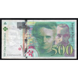 FRANCE - PICK 160 - 500 FRANCS PIERRE ET MARIE CURIE - TYPE 1993 MODIFIÉ - 1994