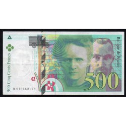 FRANCE - PICK 160 - 500 FRANCS PIERRE ET MARIE CURIE - TYPE 1993 MODIFIÉ - 1994