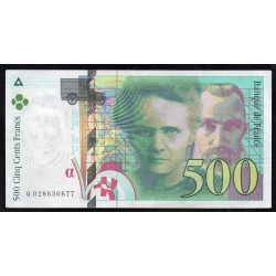 FRANKREICH - PICK 160 - 500 FRANCS PIERRE ET MARIE CURIE - TYPE 1993 MODIFIÉ - 1994