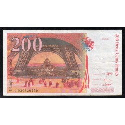 FAY 75/02 - 200 FRANCS EIFFEL 1996 -TYPE 1995 - PICK 159