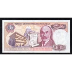 TURKEY - PICK 194 - 100 LIRA - NON DATE - L.1970 (1984)