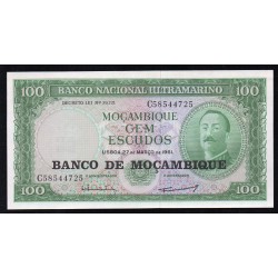 MOZAMBIQUE - PICK 117 a - 100 ESCUDOS - UNDATIERT - 1976