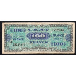 FRANCE - PICK 105s - 100 FRANCS VERSO FRANCE - 1945 - SERIE 4 - VF