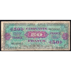 FRANCE - PICK 117a - 50 FRANCS VERSO FRANCE - 1945 - WITHOUT SERIES