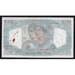 FRANCE - PICK 130 - 1000 FRANCS MINERVE ET HERCULE - 11/03/1948