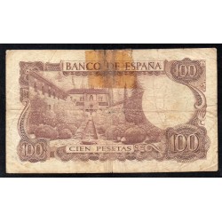 ESPAGNE - PICK 152 a  - 100 PESETAS - 17/11/1970