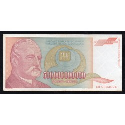 YOUGOSLAVIE - PICK 137 a - 500.000.000.000 DINARA - 1993