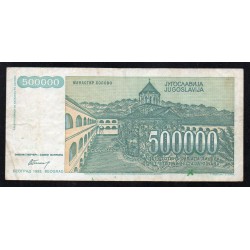 YUGOSLAVIA - PICK 131 - 500.000 DINARA - 1993