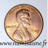 UNITED STATES - KM 201 - 1 CENT 1980 - Philadelphia - LINCOLN SMALL CENT - MEMORIAL