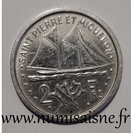 SAINT PIERRE AND MIQUELON - KM 2 - 2 FRANCS  1948