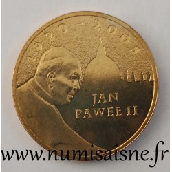 POLOGNE - Y 525 - 2 ZLOTYCH 2005 - PAPE JEAN PAUL II