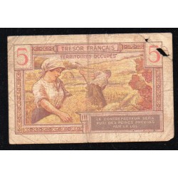 FRANCE - PICK M6 - 5 FRANCS TRESOR FRANCAIS - 1947