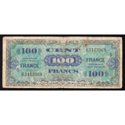 FRANCE - PICK 105s - 100 FRANCS VERSO FRANCE - 1945 - SERIES 5
