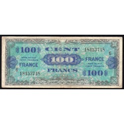 FAY VF 25/6 - 100 FRANCS VERSO FRANCE - 1945 - SÉRIE 6 - PICK 123c