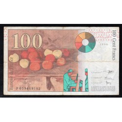 FAY 74/02 - 100 FRANCS CEZANNE - 1998 - P - PICK 158