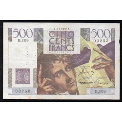 FAY 34/09 - 500 FRANCS CHATEAUBRIAND - 03/07/1952 - PICK 129