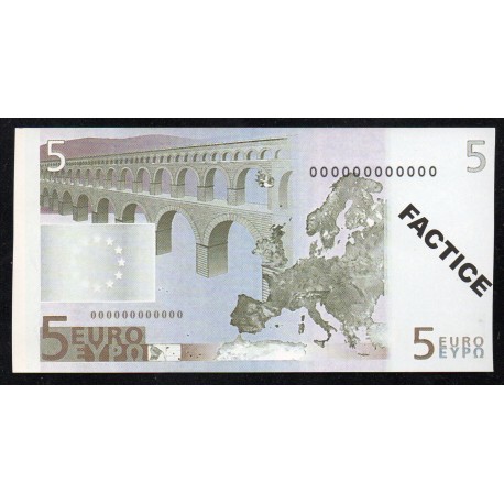 BILLET FACTICE - 5 EURO