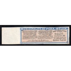 BRASILIEN - BELEM - $20 COUPON - 1912 DARLEHEN