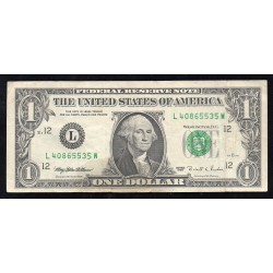 UNITED STATES OF AMERICA - PICK 496 a - 1 DOLLAR 1995 - SERIE L