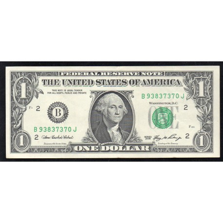 UNITED STATES OF AMERICA - PICK 523 a - 1 DOLLAR 2006 - SERIE B