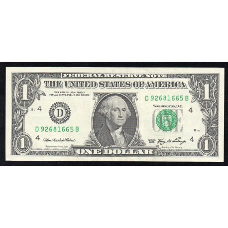 UNITED STATES OF AMERICA - PICK 523 a - 1 DOLLAR 2006 - SERIE D