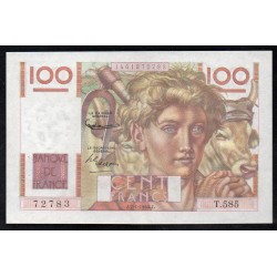 FRANCE - PICK 128 - 100 FRANCS JEUNE PAYSAN - 07/01/1954