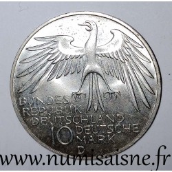 GERMANY - KM 133 - 10 MARK 1972 D - Munich Olympic Games - Stadium