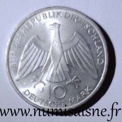 GERMANY - KM 131 - 10 MARK 1972 J - Hamburg - MUNICH OLYMPIC GAMES