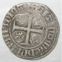 Dup 377 - CHARLES VI - BLANC GUENAR - 11 sept.1389 - PT ROUEN - TB+