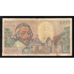 FRANCE - PICK 134 - 1000 FRANCS RICHELIEU - 01/03/1956 - V.240