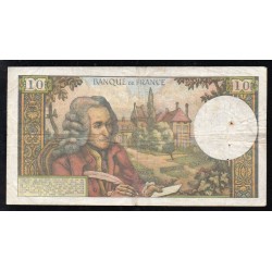 FRANCE - PICK 147 - 10 FRANCS VOLTAIRE - 02/01/1969 - F.456