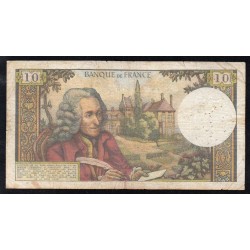 FRANCE - PICK 147 - 10 FRANCS VOLTAIRE - 04/06/1964 - C.92