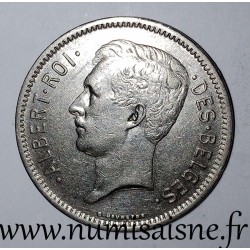 BELGIUM - KM 98 - 5 FRANCS 1930 - EDGE B - French Legend - Albert I