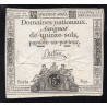 ASSIGNAT DE 15 SOLS - DOMAINES NATIONAUX - 24/10/1792 - SERIE 847