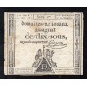 ASSIGNAT OF 10 SOUS - SERIE  1 - 04/01/1792 - NATIONAL DOMAINS