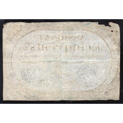 ASSIGNAT OF 500 LIVRES - 20 PLUVIOSE L'AN 2 - NATIONAL DOMAINS - 1424 SERIES