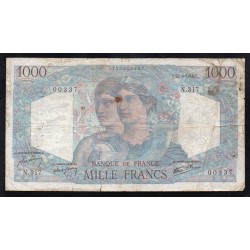 FAY 41/16 - 1000 FRANCS MINERVE ET HERCULE - 12/09/1946 - N.317 - PICK 130