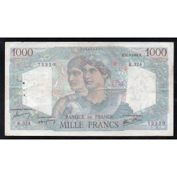 FAY 41/16 - 1000 FRANCS MINERVE ET HERCULE - 12/09/1946 - K.324 - PICK 130