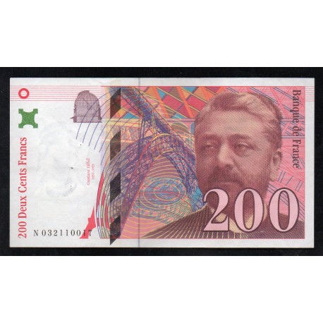 FAY 75/02 - 200 FRANCS EIFFEL TYPE 1995 - 1996 - PICK 159 - N 032110017