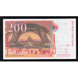 FAY 75/04 B - 200 FRANCS EIFFEL 1997 - TYPE 1995 - PICK 159 - G 054634728