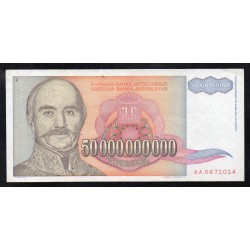 JUGOSLAWIEN - PICK 136 - 50 000 000 000 DINARA - 1993