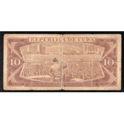 CUBA - PICK 104 b - 10 PESOS 1978