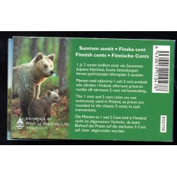 FINLAND - BOX SET 1, 2 AND 5 CENTS - 2007