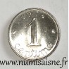 FRANCE - KM 928 - 1 CENTIME 1974 - TYPE EAR OF WHEAT