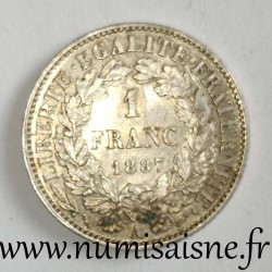 FRANCE - KM 822 - 1 FRANC 1887 A - Paris - TYPE CÉRÈS