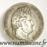 FRANKREICH - KM 749 - 5 FRANCS 1833 W - Lille - TYP LOUIS PHILIPPE 1er